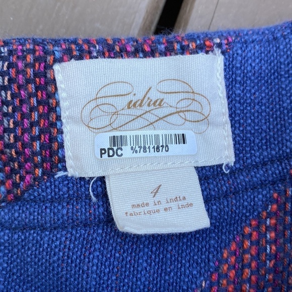 Anthropologie Idra Tweed Flare Skirt size 4 - Picture 4 of 13